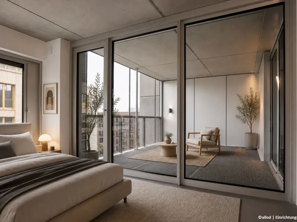 Available Immediately - Great Layout with Huge Loggia in Modern Residential Complex in Berlin-Mitte