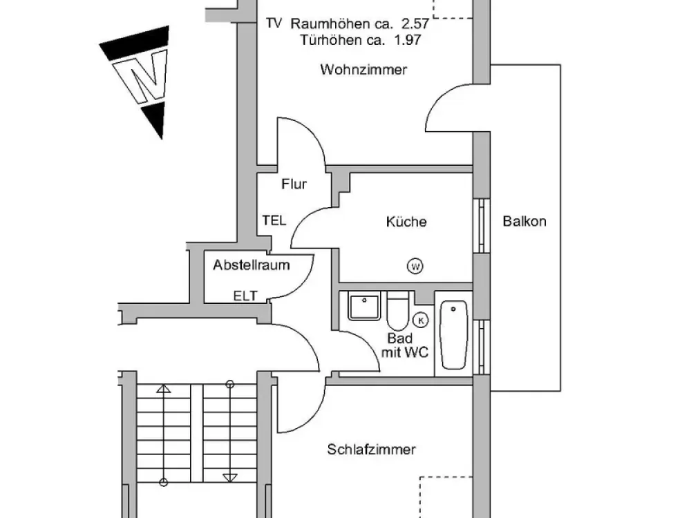 2 Zimmer Wohnung in Bremen Sebaldsbrück