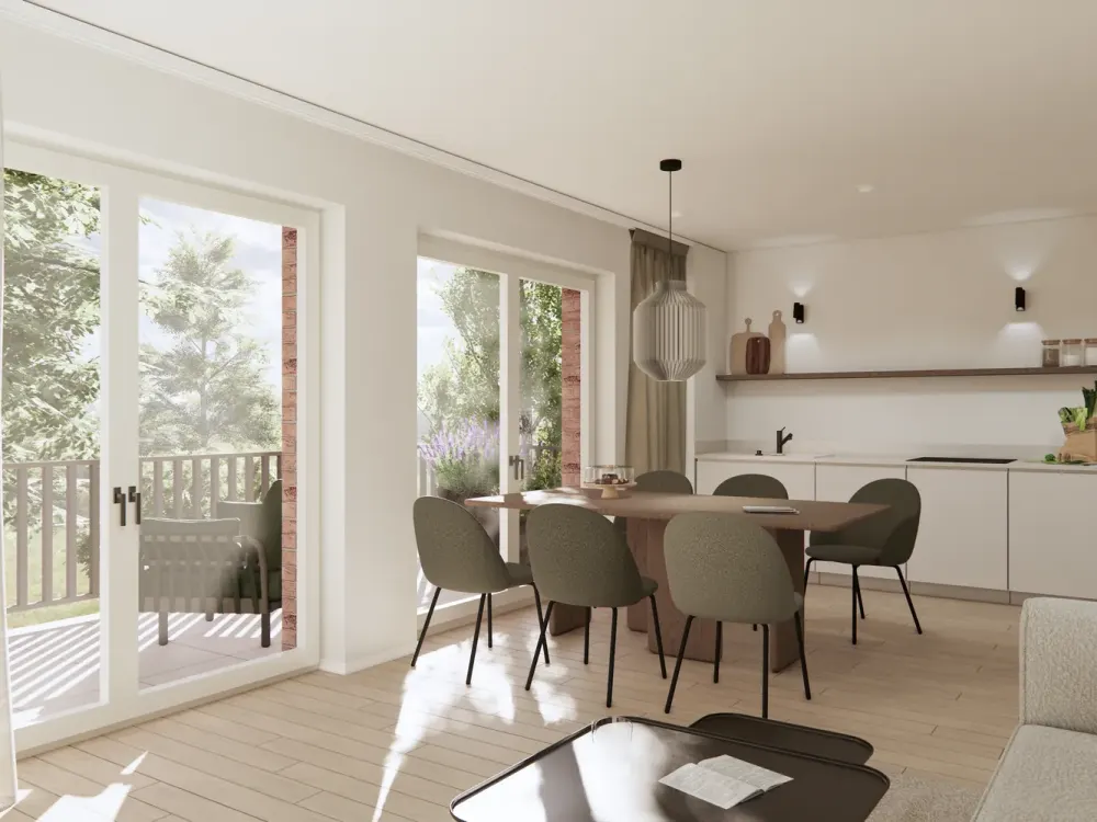 3-Raum-Wohnung mit Balkon im 2. OG, bequem mit Aufzug erreichbar