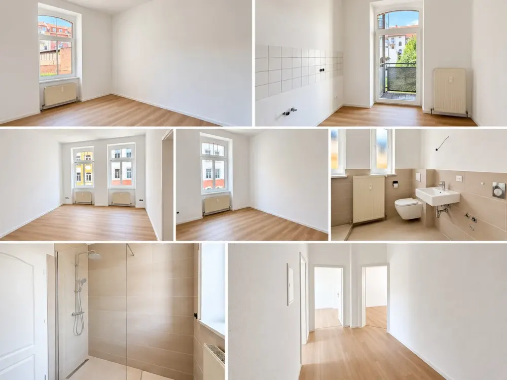 Erstbezug nach Sanierung - Helle 3 Zimmer Wohnung in Erfurt