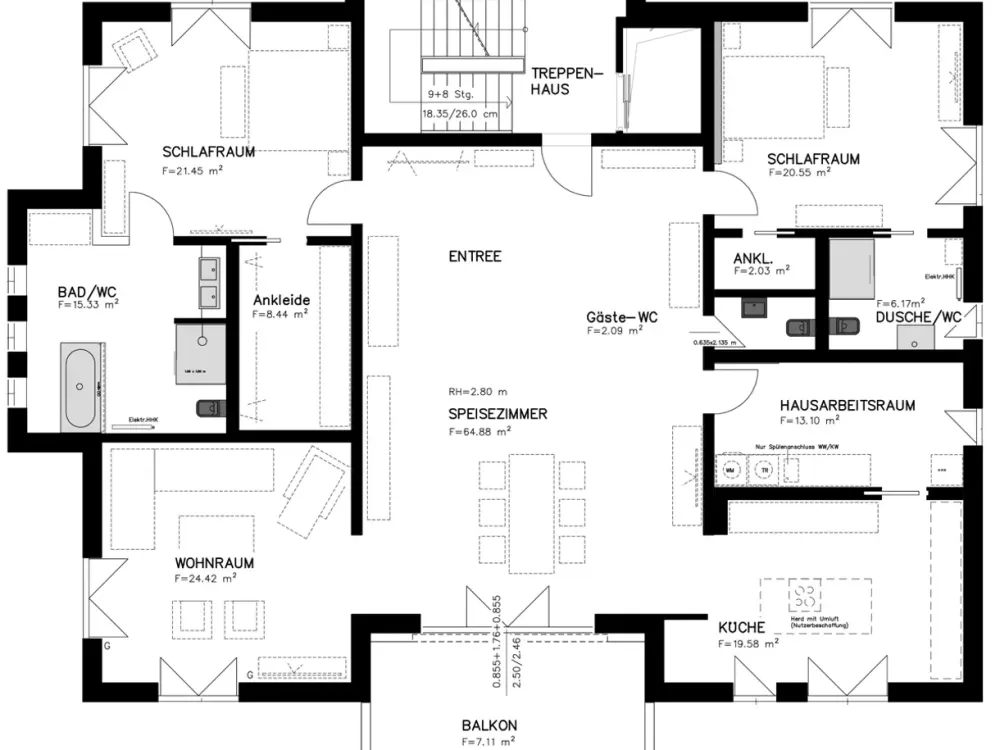 I exklusive Neubauvilla mit Luxus Wohneinheit I Villenquartier I Stadtnähe I Grünlage