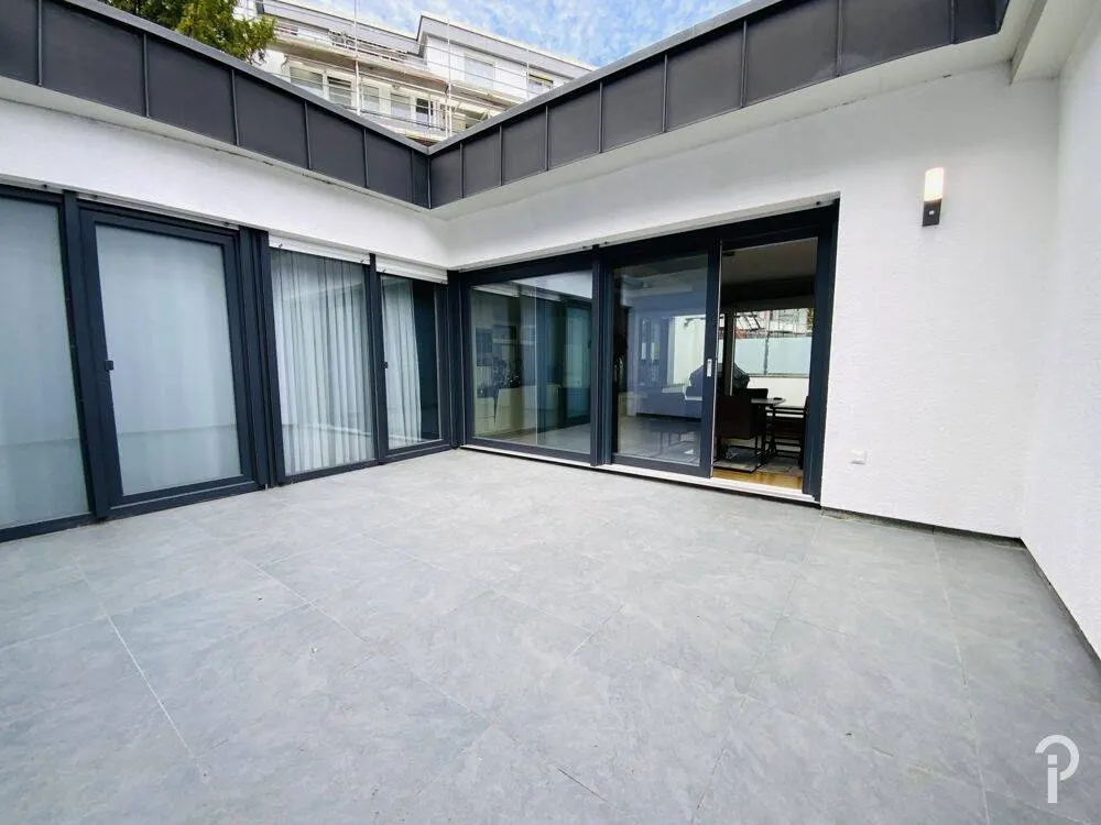 Wohnen auf einer Ebene Moderne, hochwertige 3 Zimmer-Wohnung mit Bungalow-Charakter