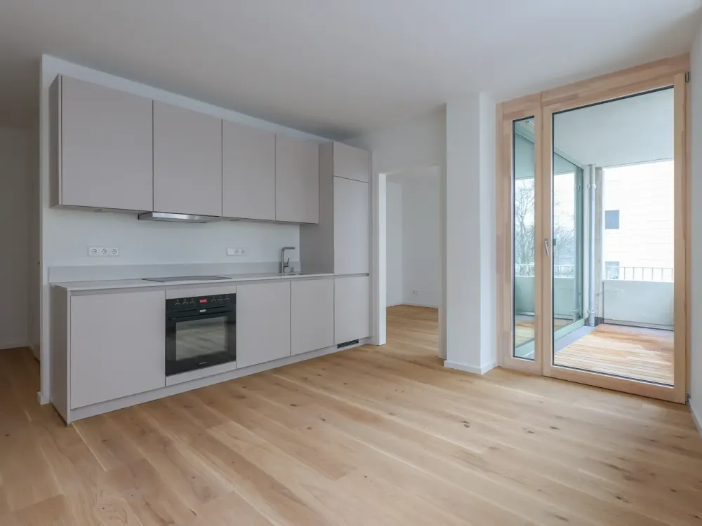 NEW BUILDING in Westend - Cozy 2-Room Apartment with Balcony, Fitted Kitchen and Shower Bath