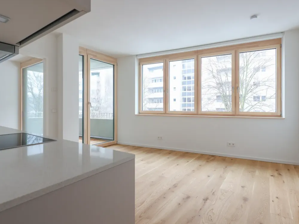 NEW BUILDING in Westend - Cozy 2-Room Apartment with Balcony, Fitted Kitchen and Shower Bath