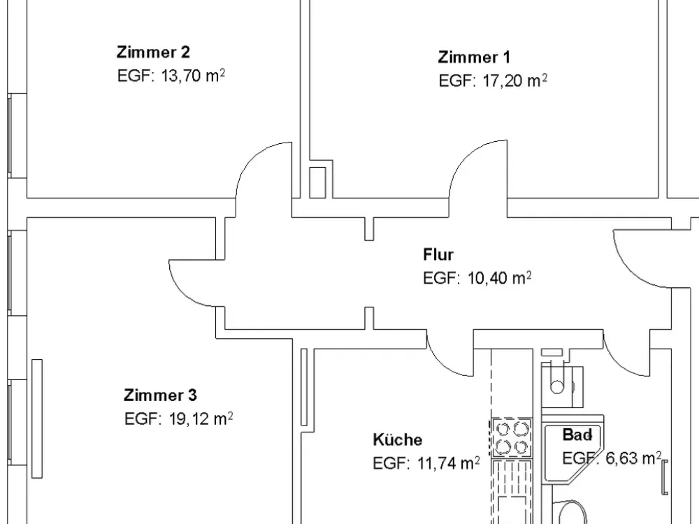 Familienfreundliche 3 ZKB in der Nordstadt!