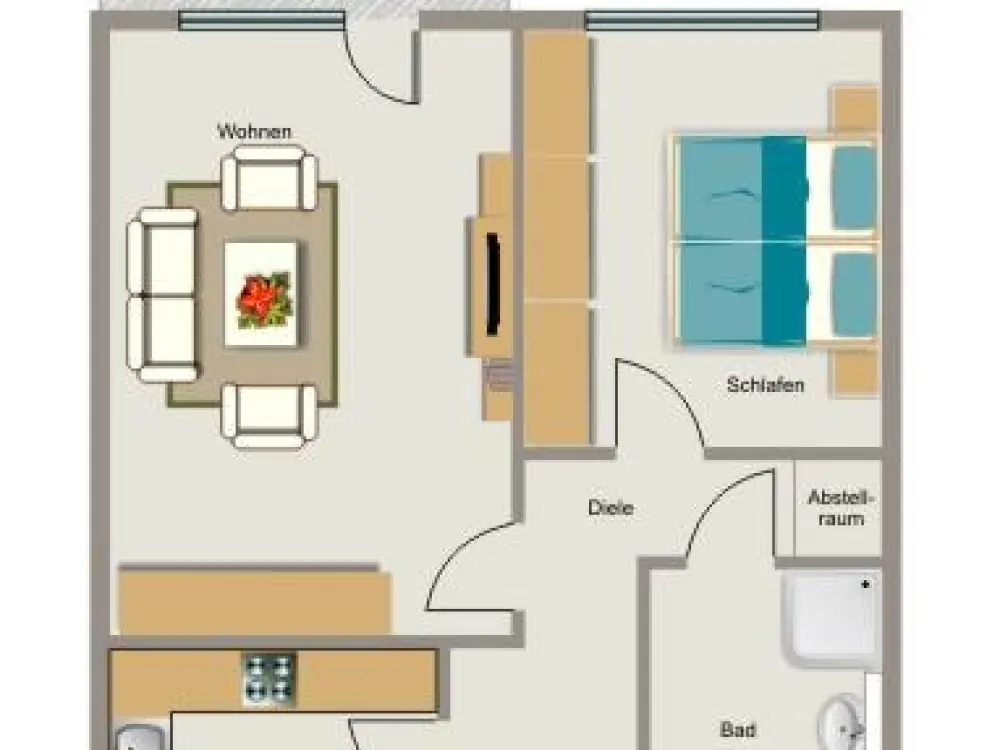 Demnächst frei! 2-Zimmer-Wohnung in Recklinghausen Suderwich