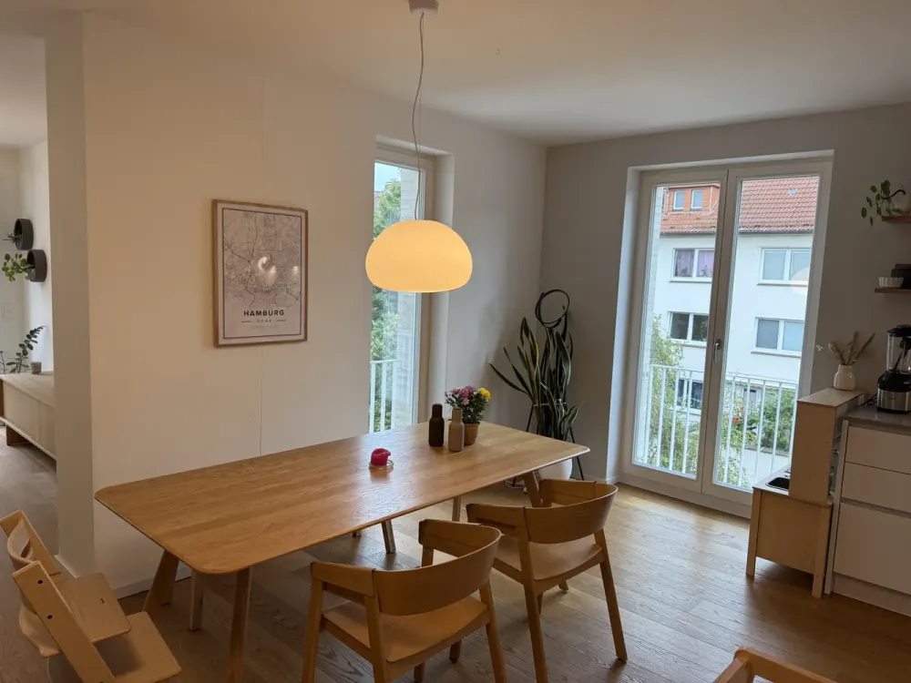 Großzügige 3-Zimmer Maisonette Wohnung in ruhiger Lage in Hamburg Eilbek