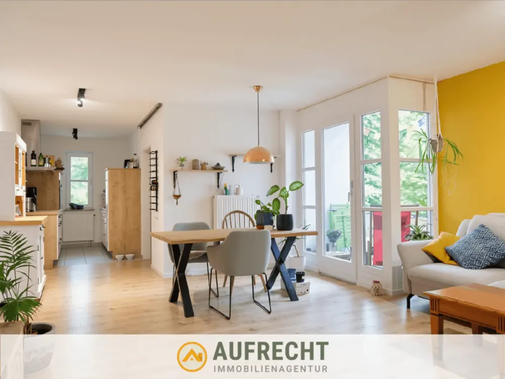 AUFRECHT °Leben in Solln°, großzügige 2-Zimmer-Wohnung mit gemütlichen Balkon
