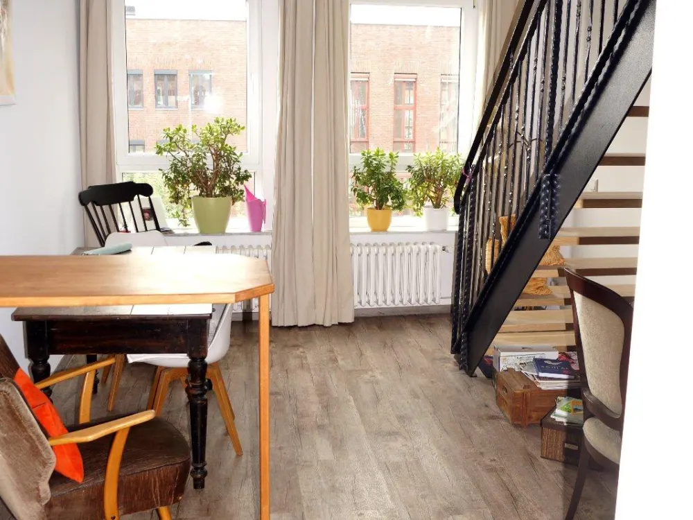 Helle Maisonettewohnung mit Dachterrasse und Blick über Hannover