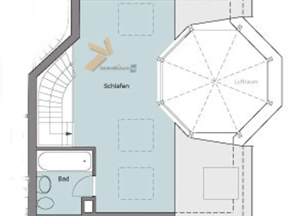 Schicke 2Raumwohnung mit Turmzimmer - Wohnen über 2 Ebenen - Galerie!