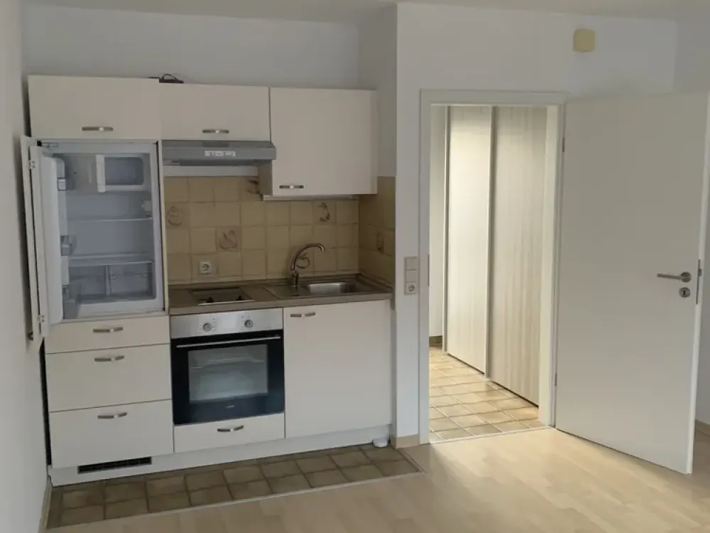 Stilvolle, neuwertige 1-Zimmer-EG-Wohnung mit Einbauküche in Pulheim