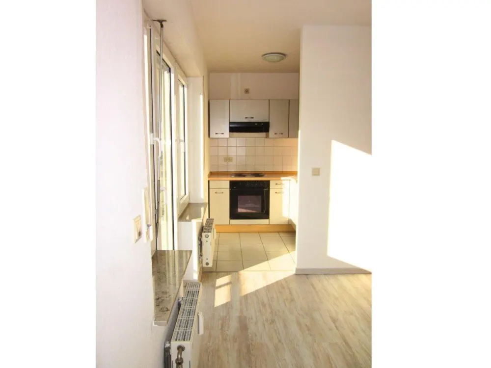 Bright modern large 1-room apartment with balcony in Eggenstein/Leopold