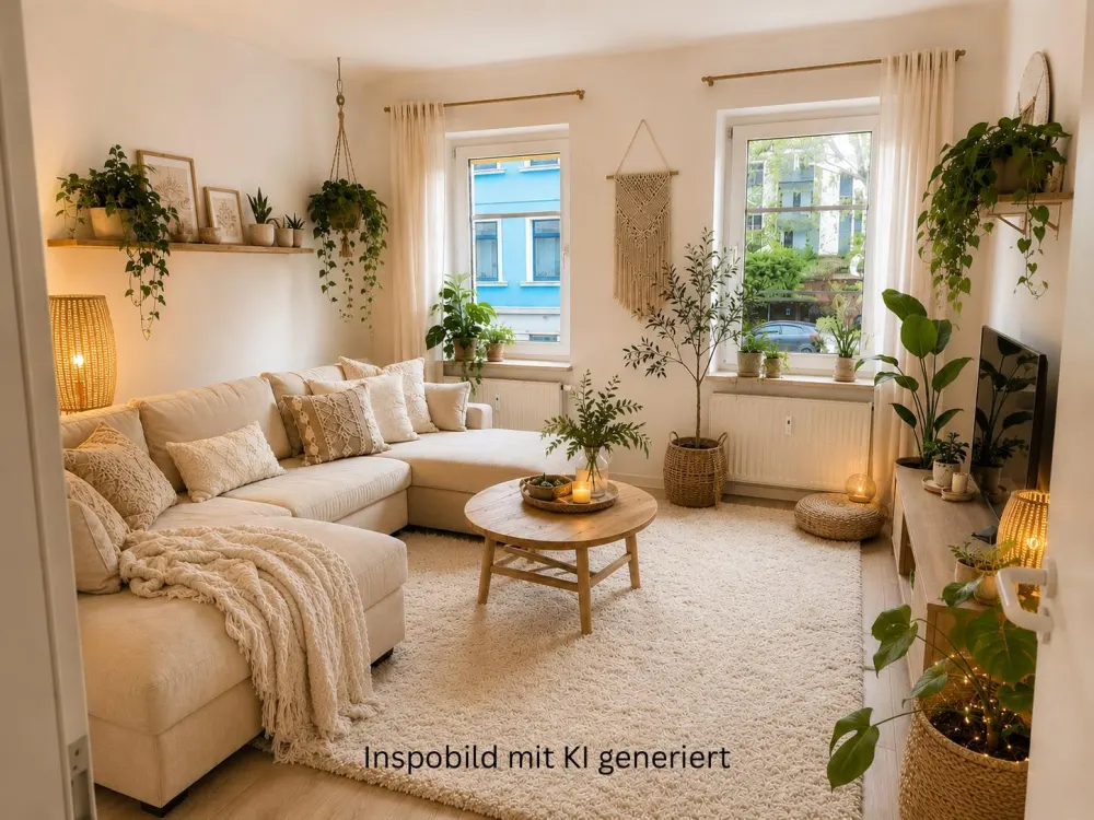 Helle 2-Raumwohnung mit Balkon und Stellplatz