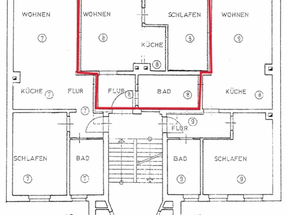 Helle 2-Raum-Wohnung mit offener Küche in Gohlis Mitte