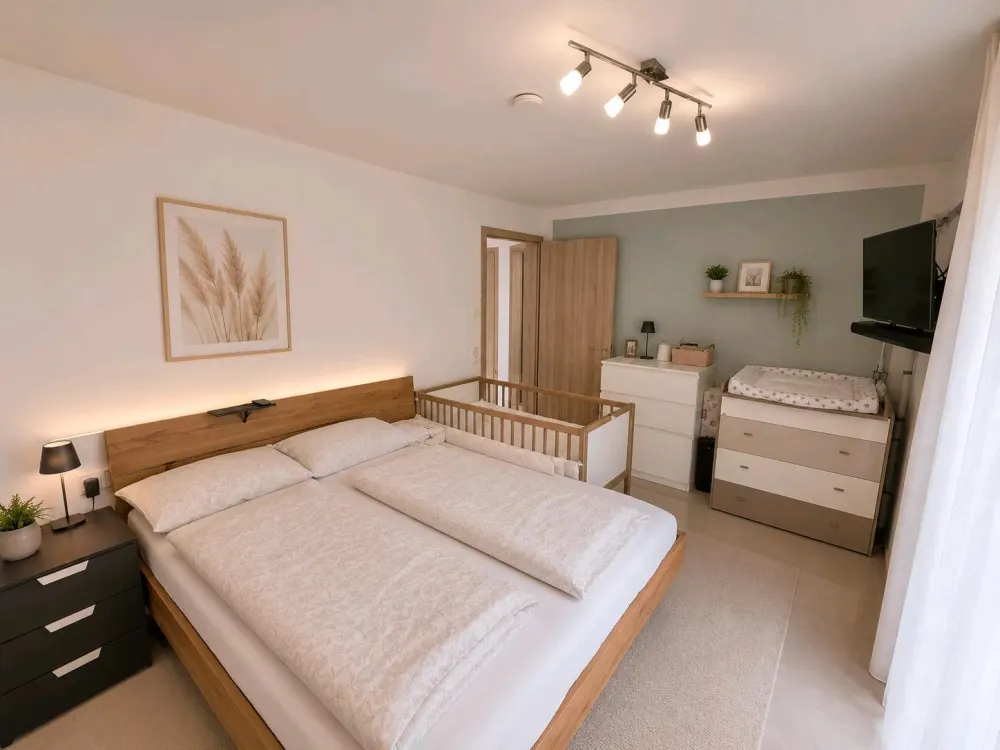Helle 4-Zimmer-Wohnung mit Balkon, Garage&Stellplatz in NT-Zizis