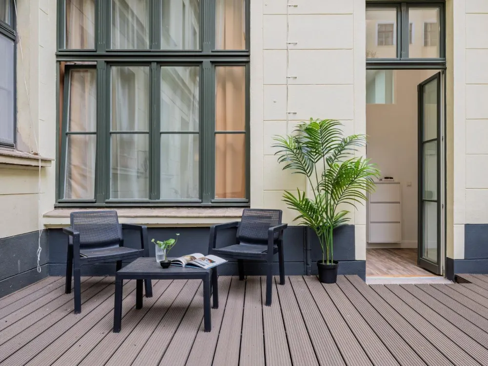 Möbliertes Apartment mit Terrasse und Galerie im Graefekiez