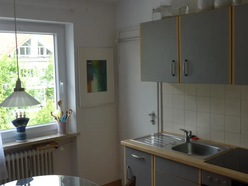 Quiet and bright 3-room apartment in Pullach im Isartal in a dream location