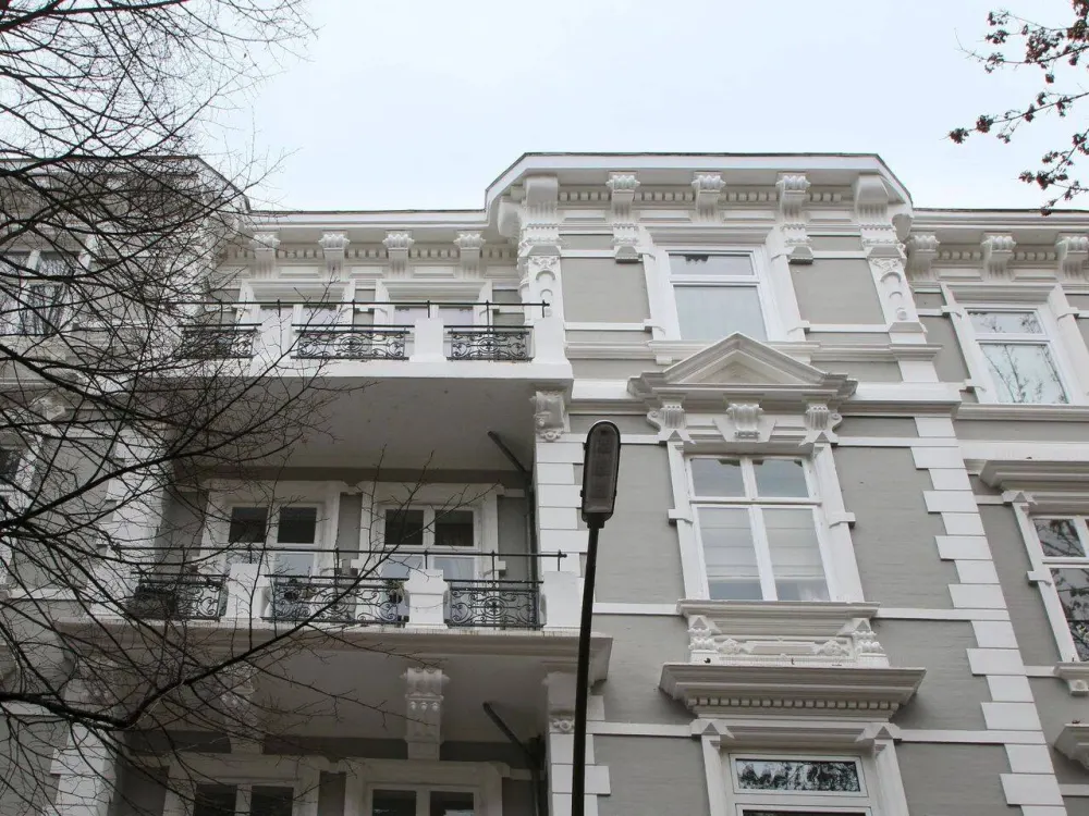 Rotherbaum: 1-Zi-Altbau in Uninähe: Wohnbüro, Praxis, Atelier