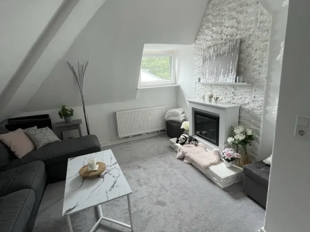 charming attic apartment with garden use for rent from October