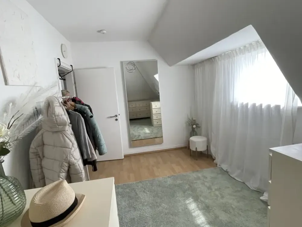 charming attic apartment with garden use for rent from October