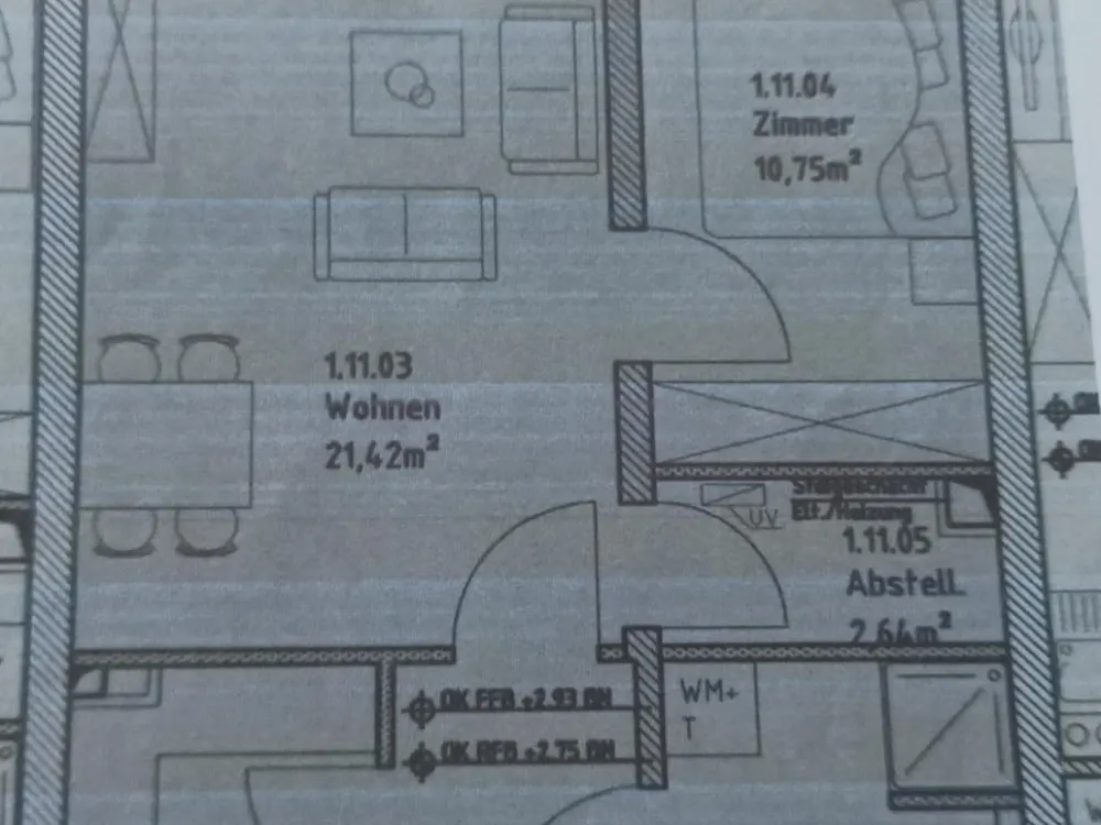 2 Zi. Whg. mit WBS/20.000€ Genossenschaftsanteile erforderlich!