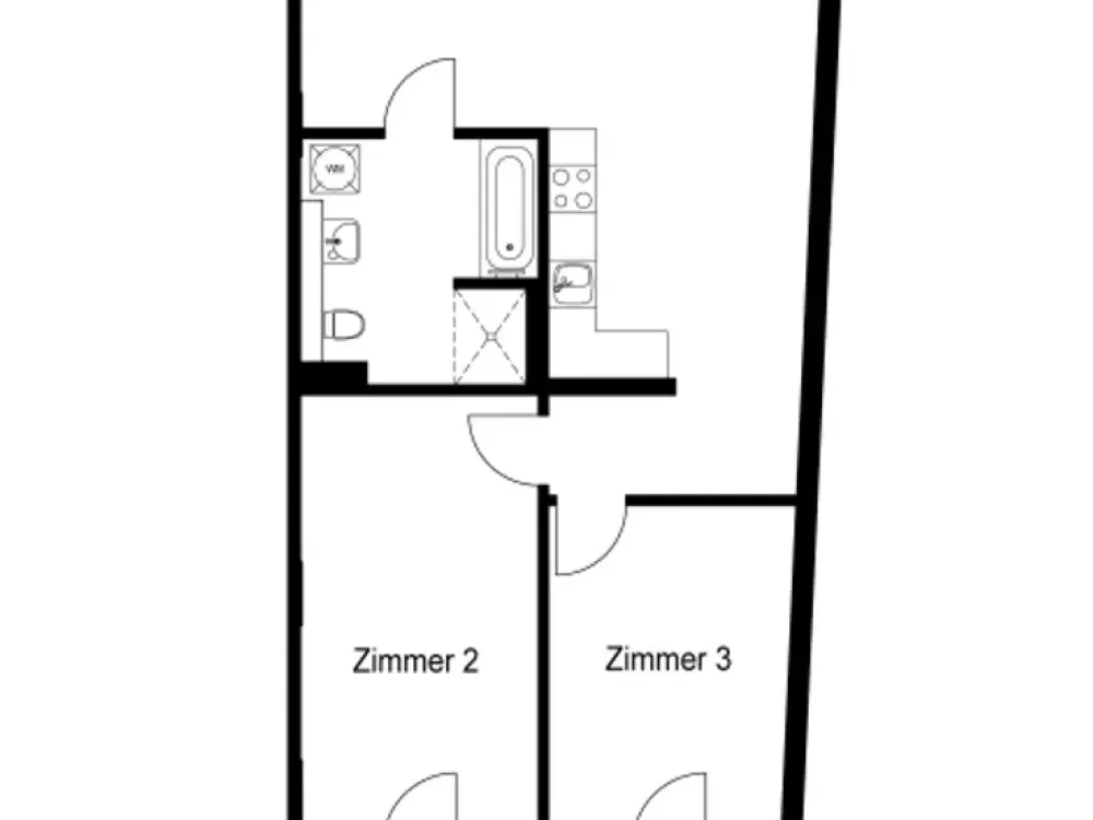 3-Zimmer-Wohnung mit Balkon im Neubau