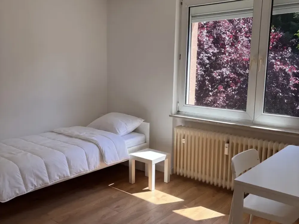 Möblierte, renovierte 2-Zimmer-Wohnung mit 2 Schlafzimmern inkl. Wifi