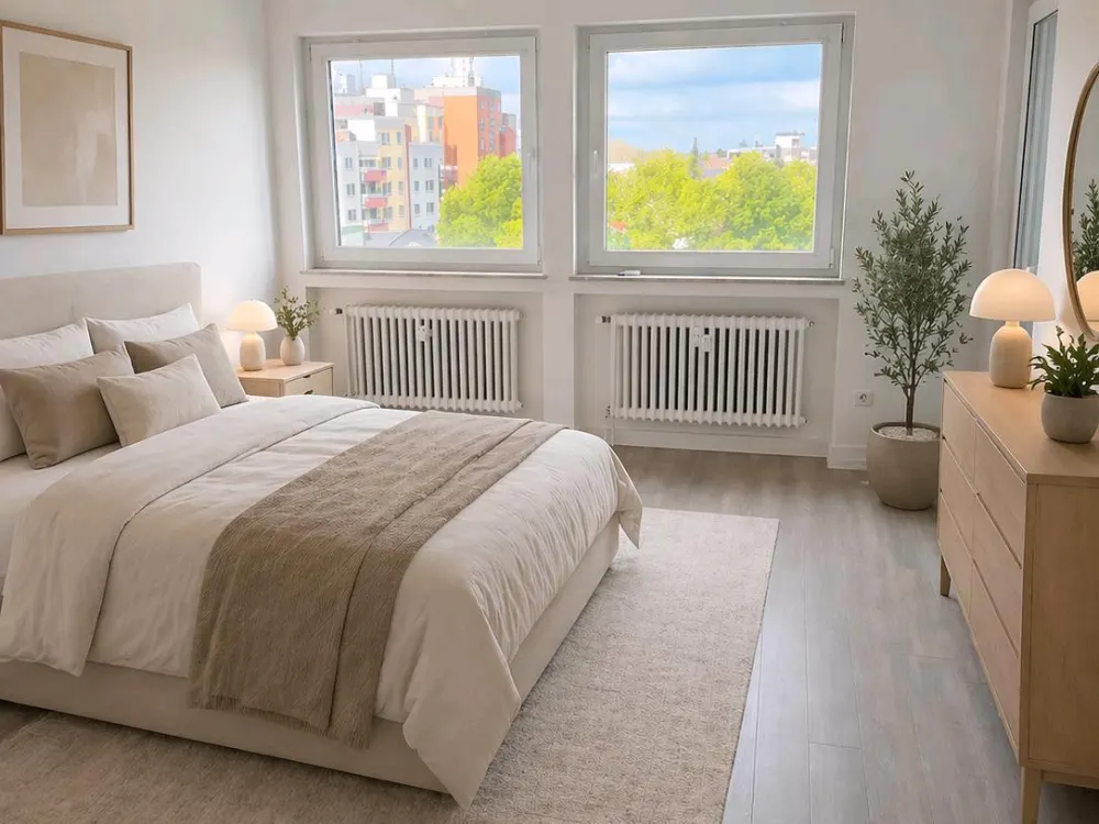 Charming, bright 2-room apartment with cathedral view