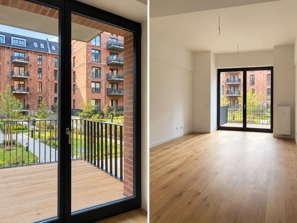 3-room apartment with balcony in the newly built MalzQuartier in Krämpfervorstadt