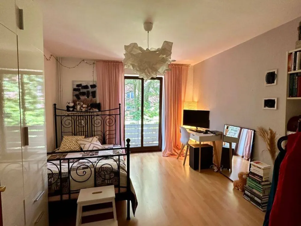 Gemütliche 1-Zimmerwohnung mit Balkon in Barmbek-Süd