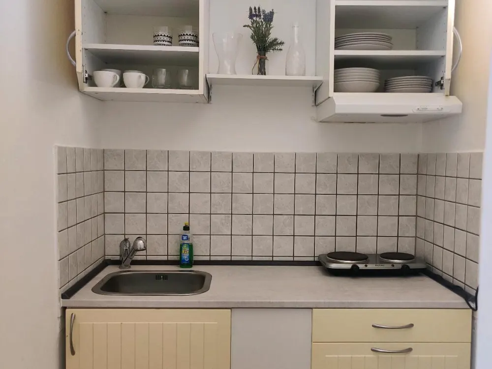 Vollausstattung, möbl. 1-Zi-App. m. sep. Küche+Balkon+Keller+WLAN