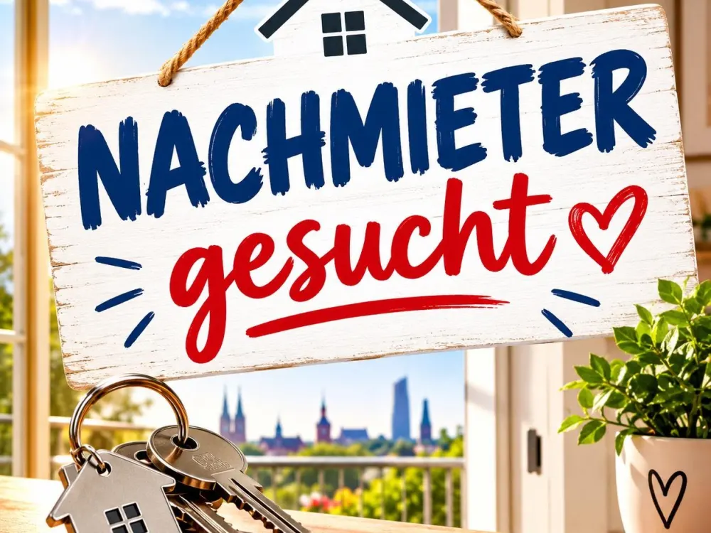 NACHMIETER GESUCHT, SCHÖNE 2-ZIMMER-WOHNUNG