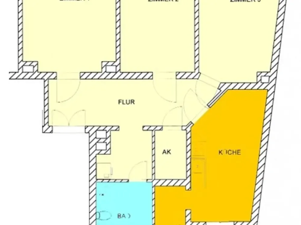 Geräumige 3-Zimmerwohnung im Herzen von Gohlis !