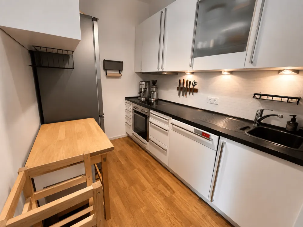 Untermiete Dezember 2026 - Mai 2027: Möblierte 3-Zimmer-Wohnung mit privatem Garten in Alt-Stralau