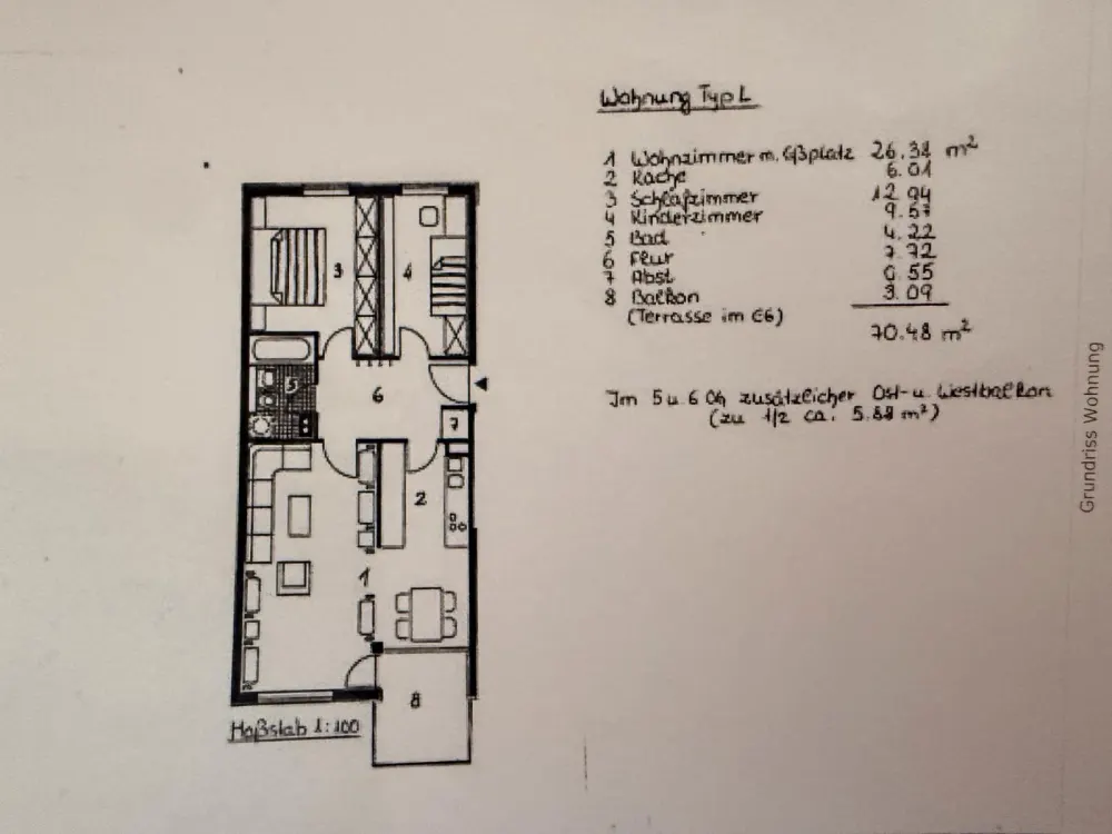 Möblierte 3 Zimmer Wohnung in Laim Hauzenberger Straße zu Verm