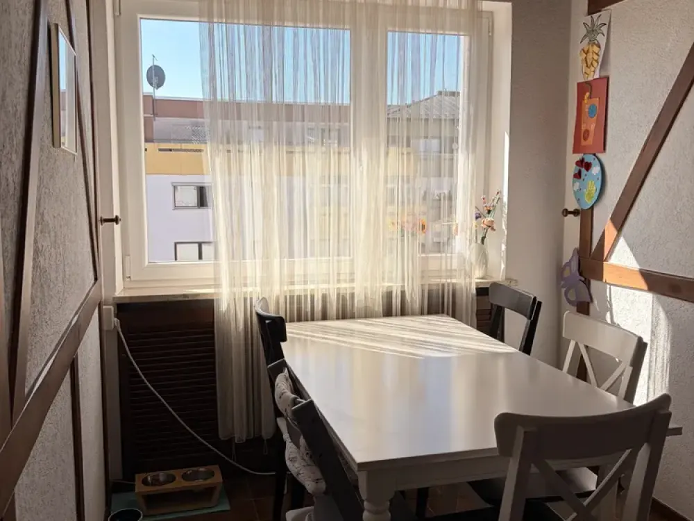 Bright 3-Room Apartment with Balcony and Underground Parking Space in Neu-Esting