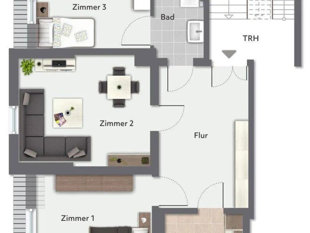 Your new, cozy home in a quiet location in Bühlau.