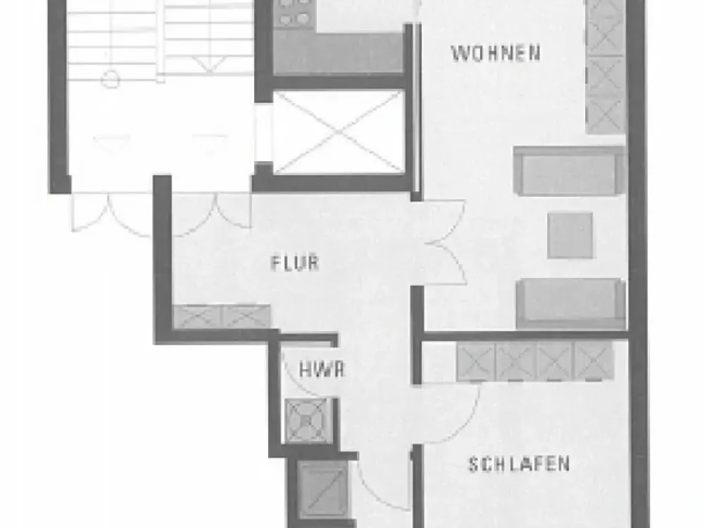 2-Zimmer-Wohnung mit Balkon in der Südvorstadt