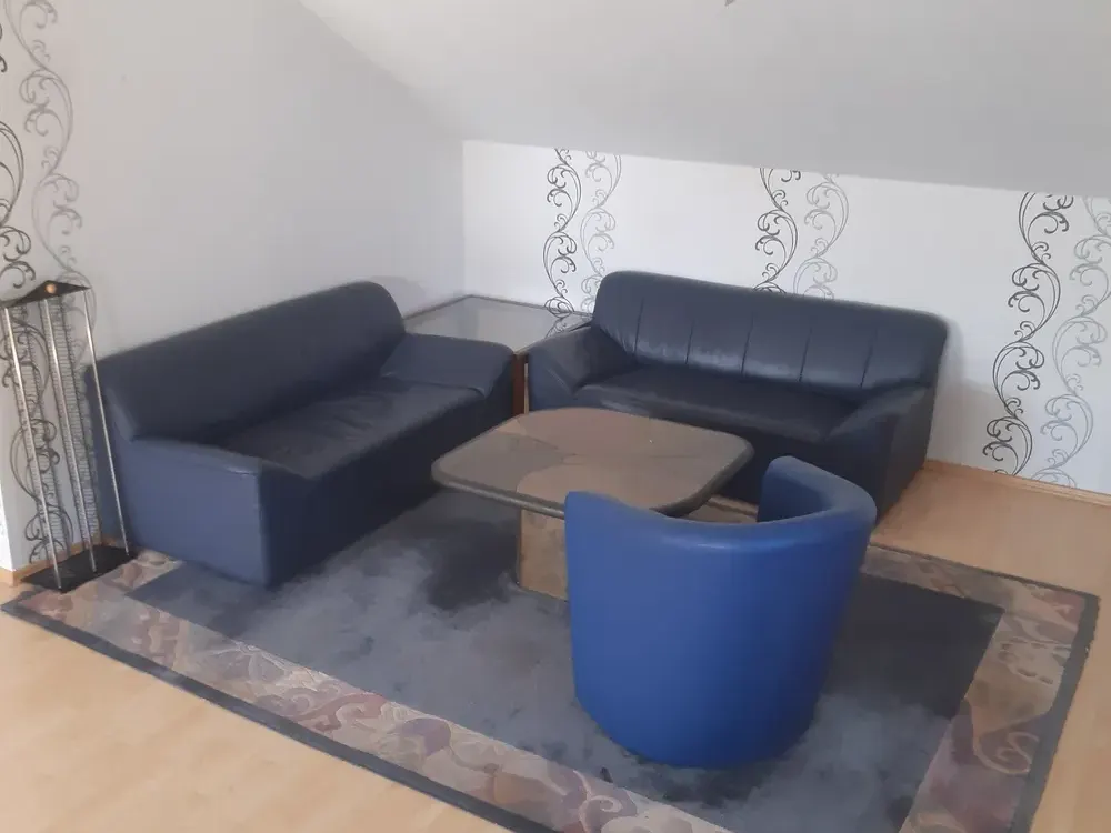 Möblierte 2-Zimmer-Wohnung, Einbauküche, Garage, Garten