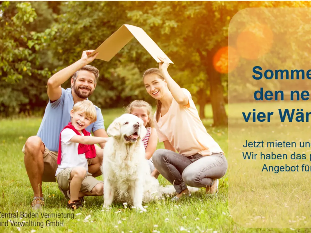 Wir begrüßen Sie mit 3 Nettokaltmieten frei und einem 500€ Gutschein zum Einzug!
