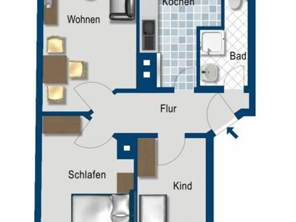 Sanierte 2,5 Zimmer-Wohnung im Herzen von Lindenthal!