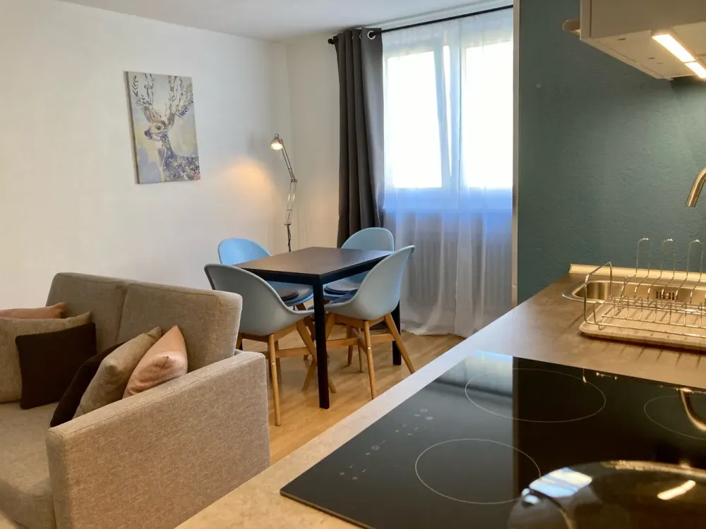 Voll möbliertes 1,5-Zimmer-Apartment in Giesing