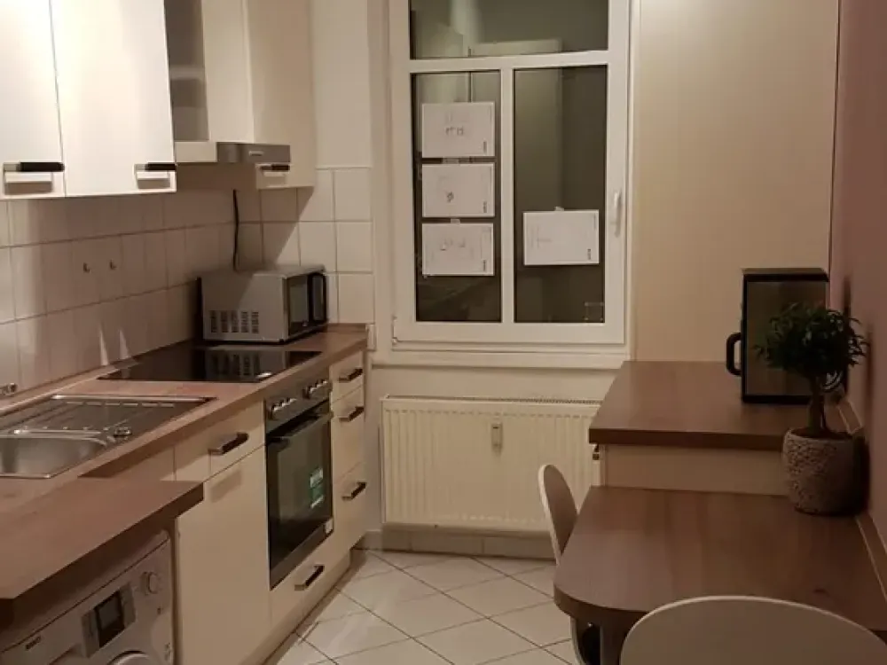 Well-maintained 2-room apartment with balcony and fitted kitchen in Dresden