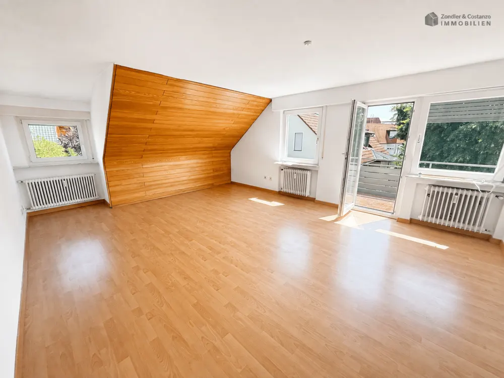 HELLE 3-ZI.-DG-WHG.: Balkon * ca. 85 qm * TL-Bad + sep. Wc * S-Luginsland (max. 2 Pers.) * ab sofort