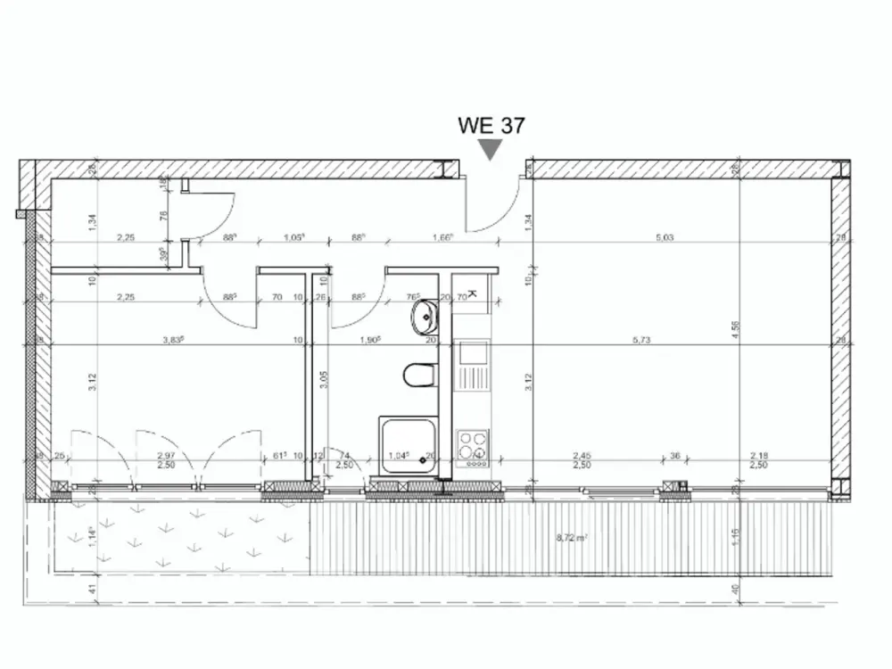 Über den Dächern zuhause, moderne Dachgeschosswohnung mit Terrasse