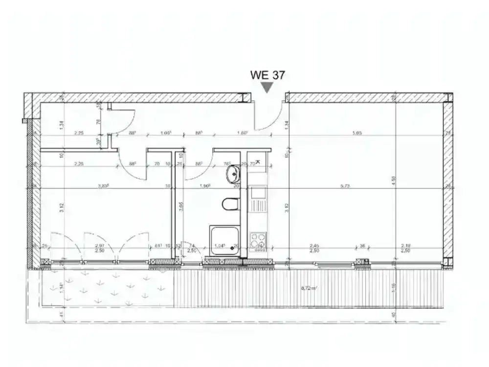 Über den Dächern zuhause, moderne Dachgeschosswohnung mit Terrasse