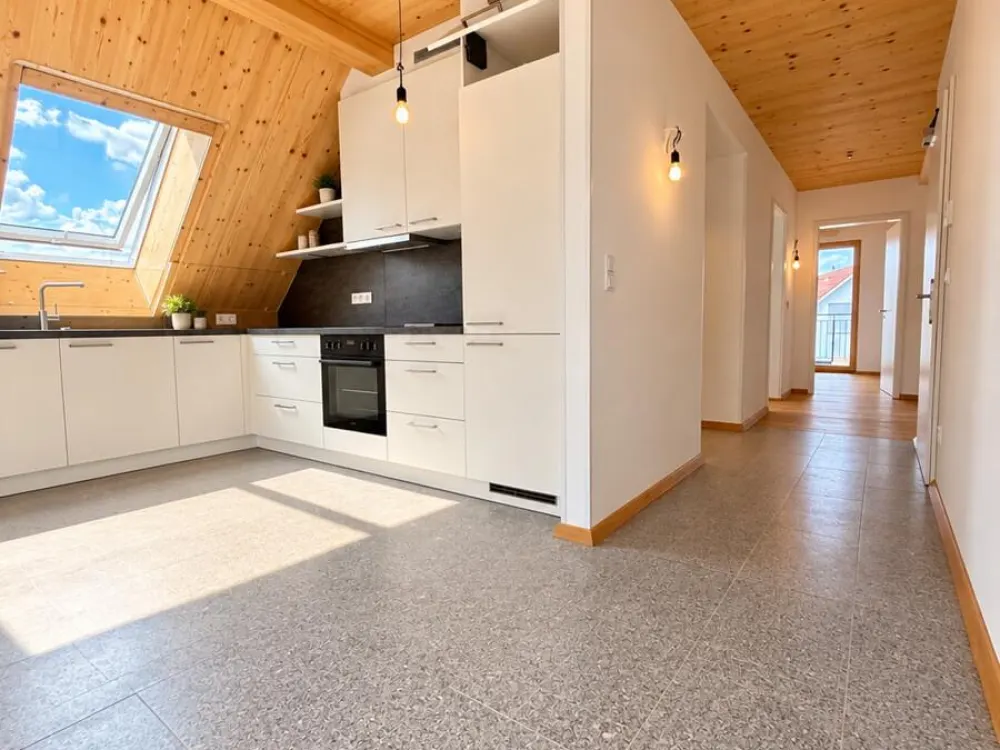Exklusive Maisonettewohnung im Holzhaus