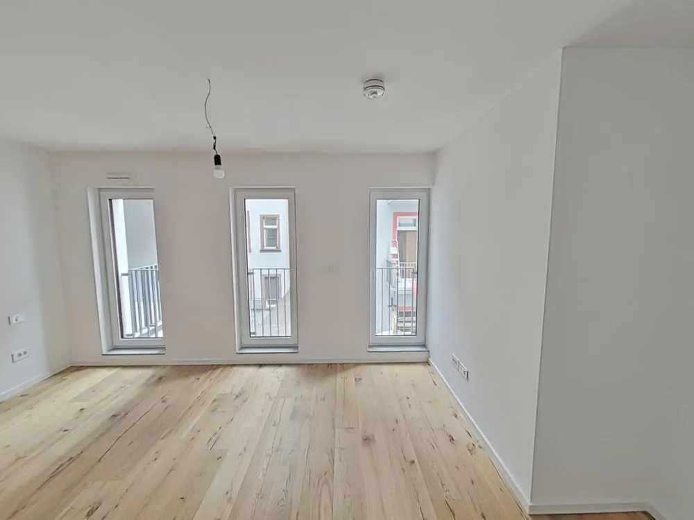Vier Zimmer auf 100 m²: Erstbezug im Gutleutviertel, Einbauküche inklusive