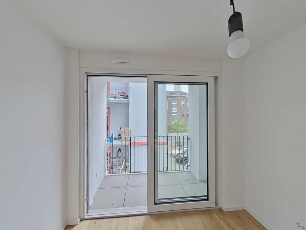 Vier Zimmer auf 100 m²: Erstbezug im Gutleutviertel, Einbauküche inklusive