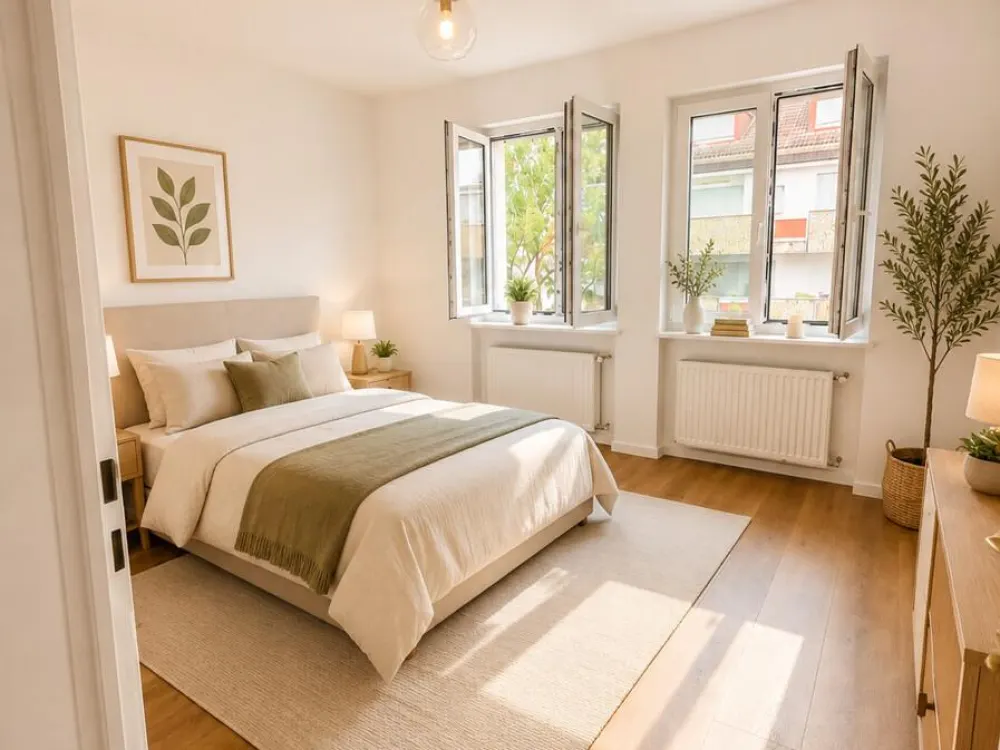 Exklusives Wohnen im Ostend, Stilvoll kernsanierte 3-Zimmer-Wohnung